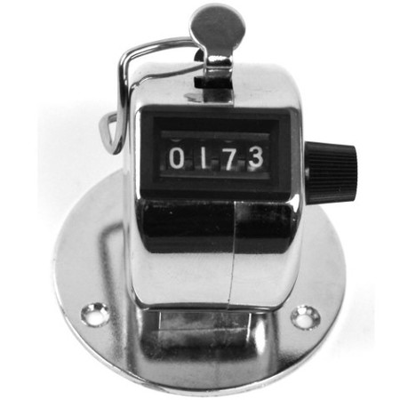 Fleming Supply Fleming Supply Tally Counter Clicker - Handheld or Base Mount 432260NPO